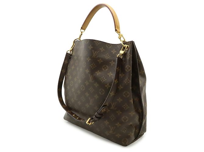 Borsa a Spalla Louis Vuitton Monogram Metis Marrone Monogramma - vista 3