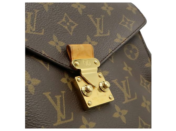Borsa a Spalla Louis Vuitton Monogram Metis Marrone Monogramma - vista 9