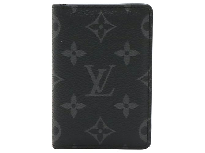 Organizer Portacarte Monogram Eclipse Louis Vuitton Marrone Nero Monogramma - vista 2
