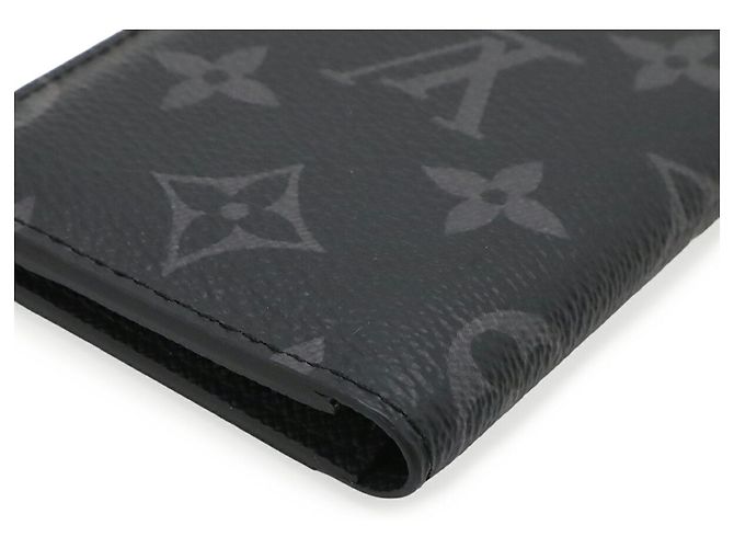 Organizer Portacarte Monogram Eclipse Louis Vuitton Marrone Nero Monogramma - vista 4