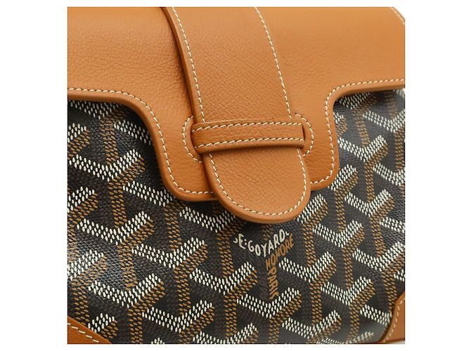 Borsa Goyard Saigon Mini Marrone Nero - vista 10