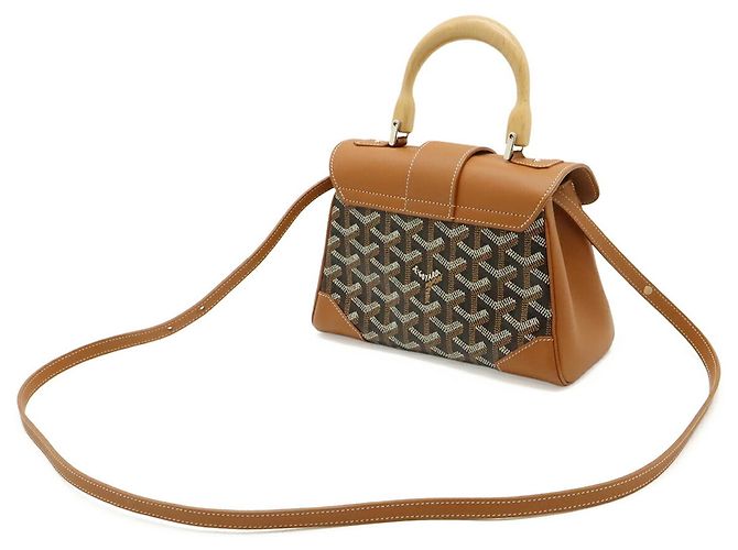 Borsa Goyard Saigon Mini Marrone Nero - vista 3