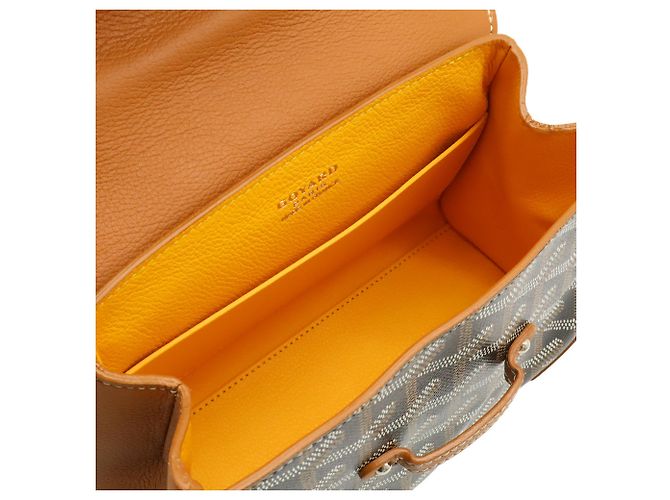 Borsa Goyard Saigon Mini Marrone Nero - vista 8