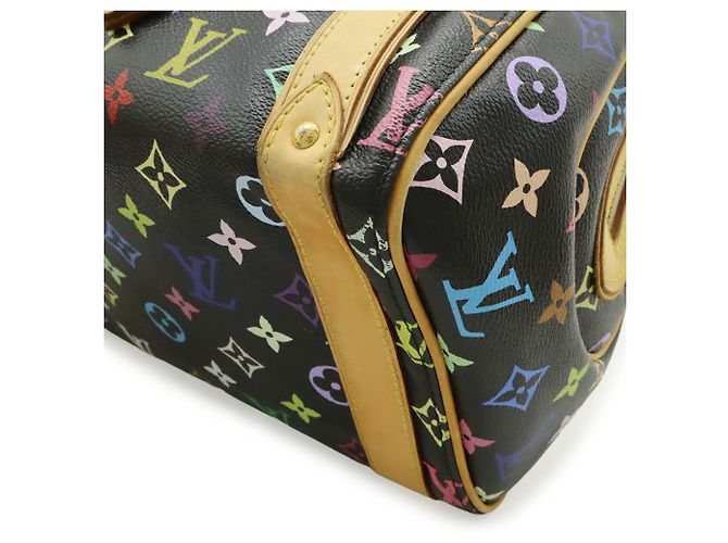 Borsa Louis Vuitton Monogram Multicolor Priscilla Nero Multicolore Monogramma - vista 4