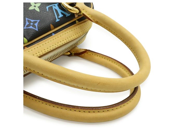 Borsa Louis Vuitton Monogram Multicolor Priscilla Nero Multicolore Monogramma - vista 5
