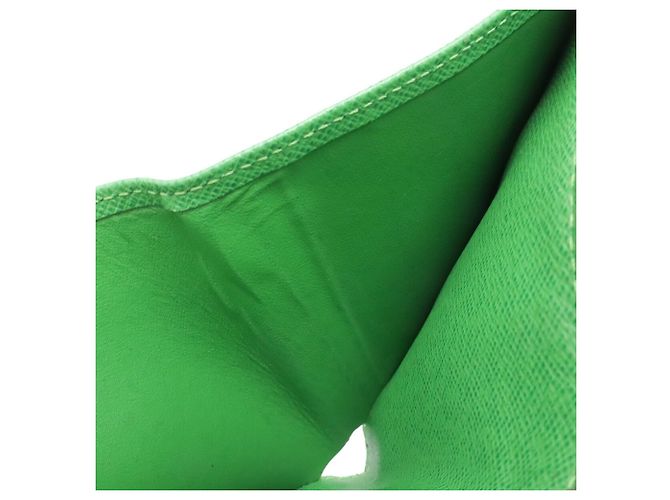Cartera Compact Zip Plegable Monogram Perforada Louis Vuitton Verde Verde claro Monograma - vista 8