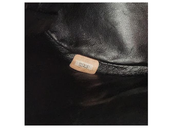 Classique Sac à dos Chanel Vintage Matelassé en agneau Noir - vue 16