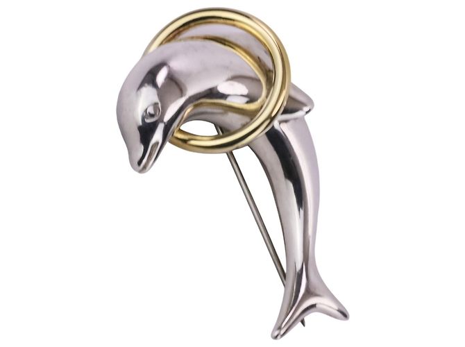 Set di spille delfino Tiffany & Co. Argento D'oro - vista 2
