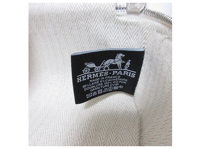 Hermès Pochette borsa a mano Paddock Hermes Grigio - vista 11