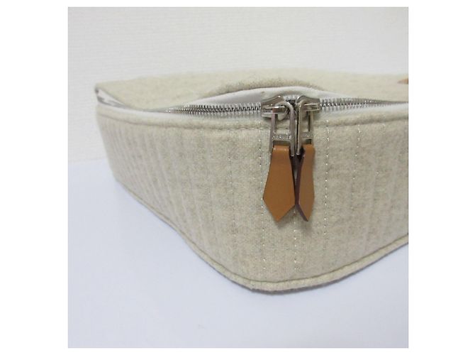 Hermès Pochette borsa a mano Paddock Hermes Grigio - vista 4