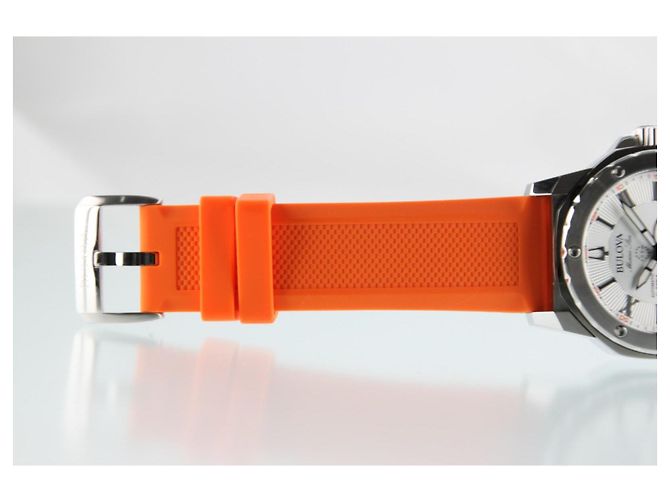 Bulova Marine Star Relógio Automático - Pulseira Laranja - vista 10