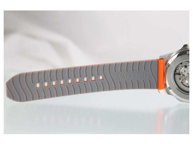 Bulova Marine Star Relógio Automático - Pulseira Laranja - vista 5
