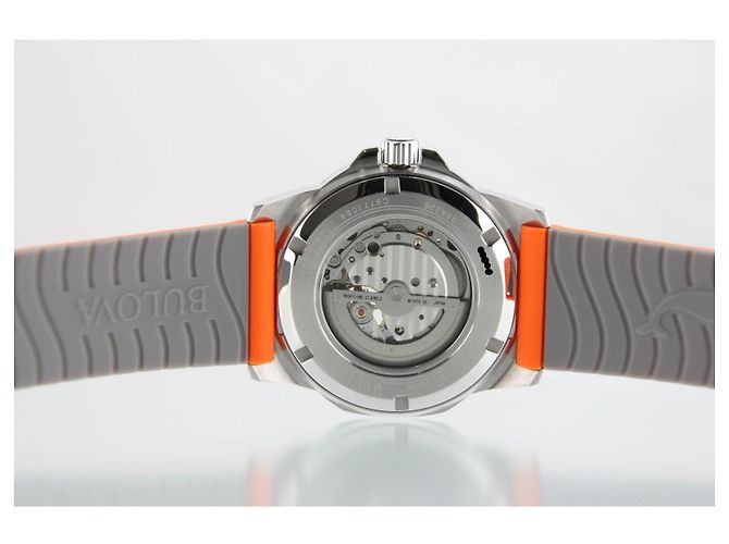 Bulova Marine Star Relógio Automático - Pulseira Laranja - vista 6