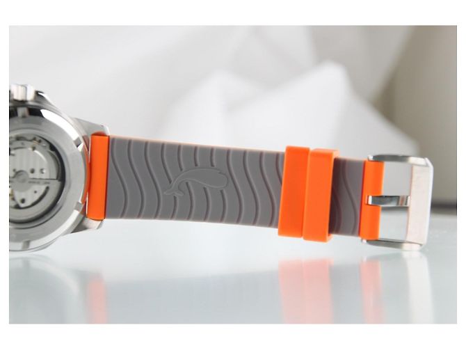 Bulova Marine Star Relógio Automático - Pulseira Laranja - vista 7