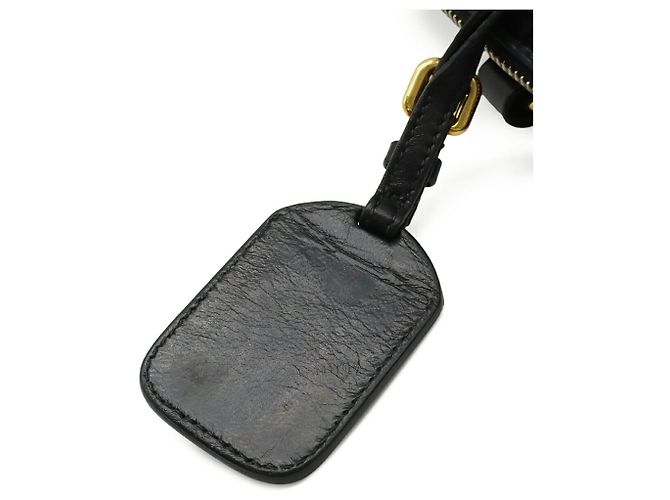 Borsa Tote PRADA Tessuto Gathered Nero - vista 10