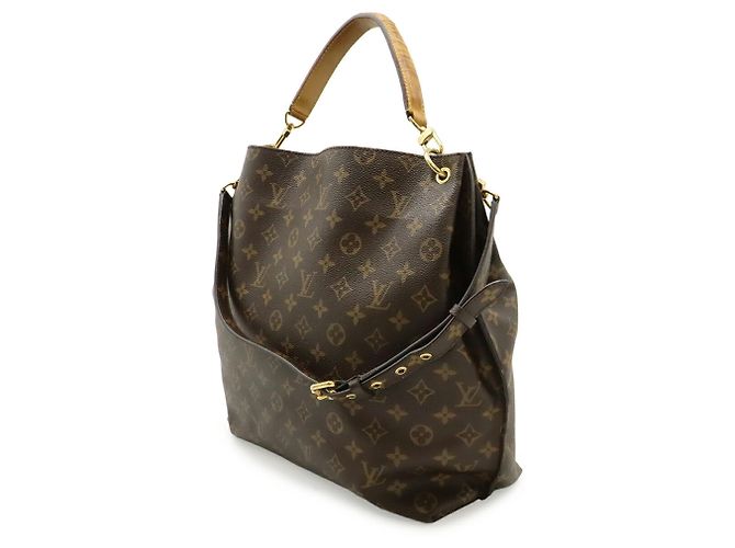 Borsa a Spalla Louis Vuitton Monogram Metis Marrone Monogramma - vista 3