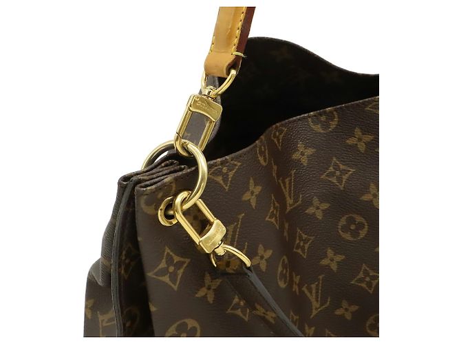 Borsa a Spalla Louis Vuitton Monogram Metis Marrone Monogramma - vista 5