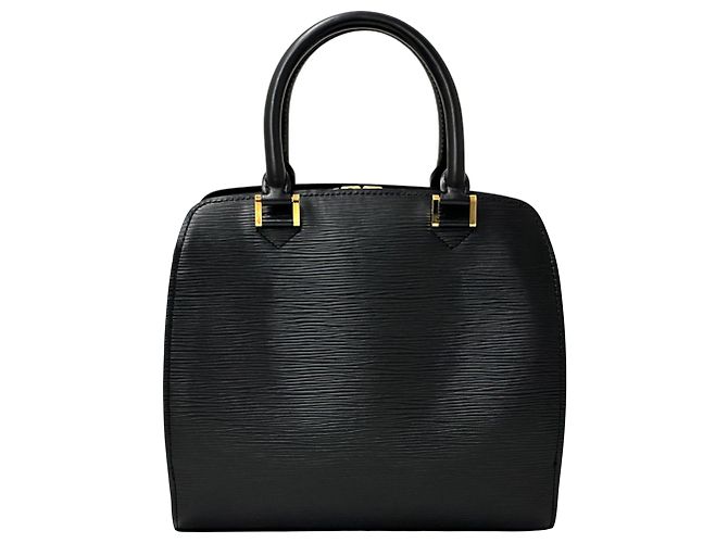 Borsa a mano in pelle Epi Louis Vuitton Nero - vista 2