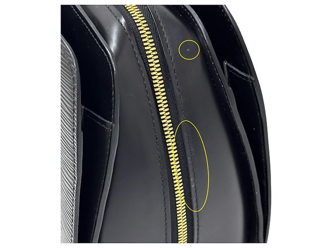 Borsa a mano in pelle Epi da donna Louis Vuitton Nero - vista 10