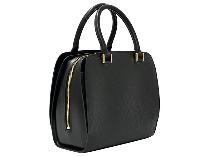 Borsa a mano in pelle Epi da donna Louis Vuitton Nero - vista 3