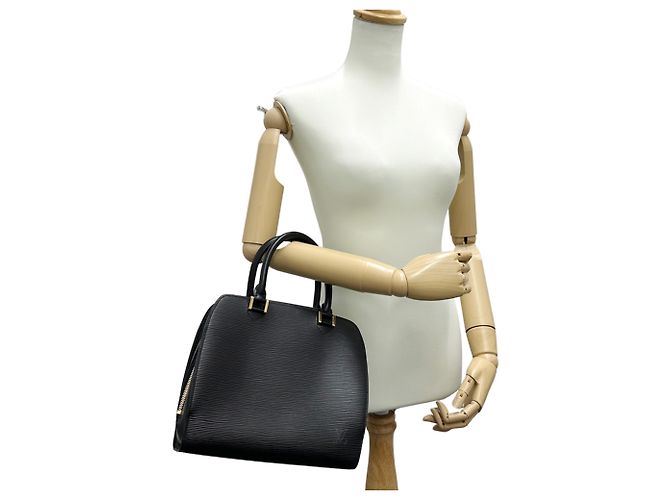 Borsa a mano in pelle Epi da donna Louis Vuitton Nero - vista 7