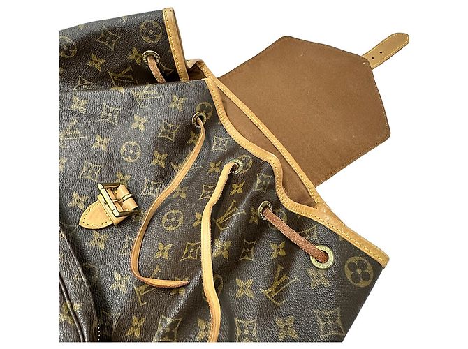 Bolso de mano Louis Vuitton Monogram Castaño - vista 12