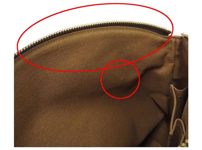 Borsa Louis Vuitton Monogram Marrone - vista 8