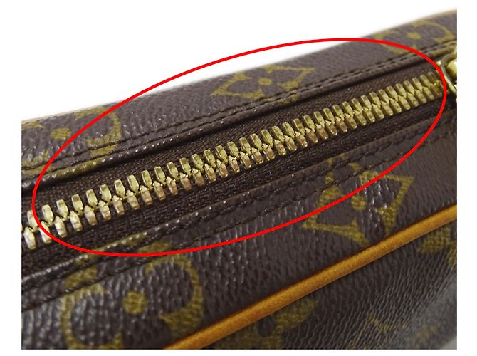 Borsa Louis Vuitton Monogram Marrone - vista 10