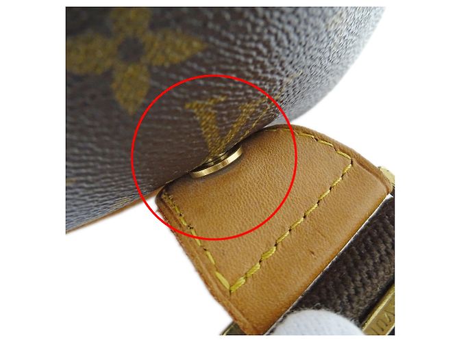 Borsa Louis Vuitton Monogram Marrone - vista 8
