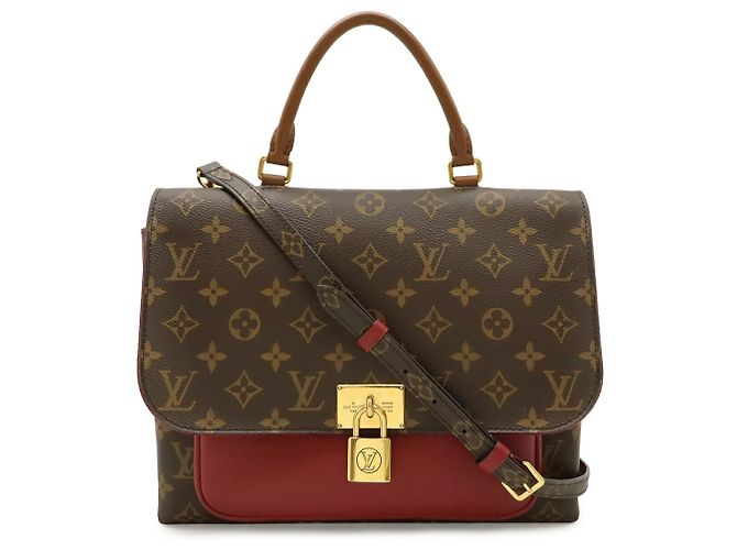 Borsa Louis Vuitton Monogram Marignan Fuschia Monogramma - vista 2