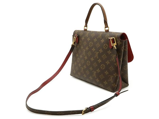 Borsa Louis Vuitton Monogram Marignan Fuschia Monogramma - vista 3
