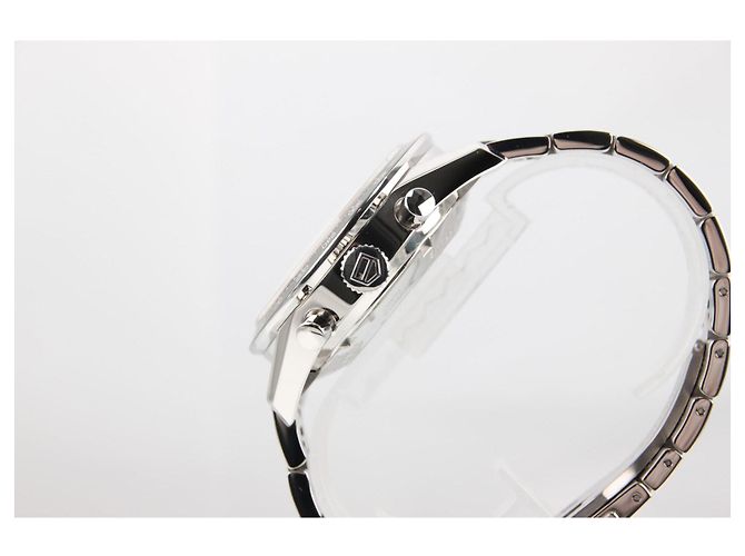 TAG Heuer Carrera Cronografo CV2011 Quadrante Argento 41mm Automatico Grigio Silver hardware - vista 2
