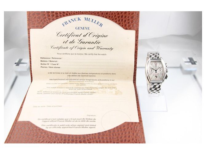 Franck Muller Conquistador Chronograph 8005CC Quadrante Bianco - vista 11