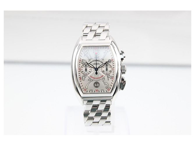 Franck Muller Conquistador Chronograph 8005CC Quadrante Bianco - vista 13