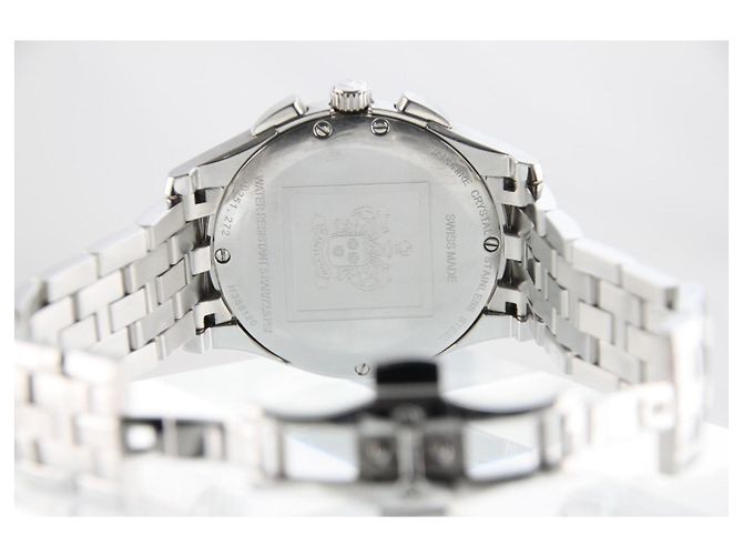 Melvin & Hamilton Hamilton Jazzmaster Seaview Chronograph Quartz H375120 Quadrante Nero Argento - vista 8