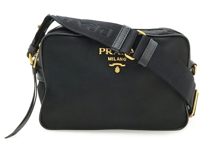 Sac à main en nylon Prada en Nero Black Noir - vue 2