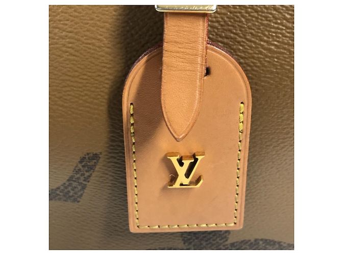 Louis Vuitton Giant Monogram Boite Chapeau Souple Pochette Marrone - vista 8