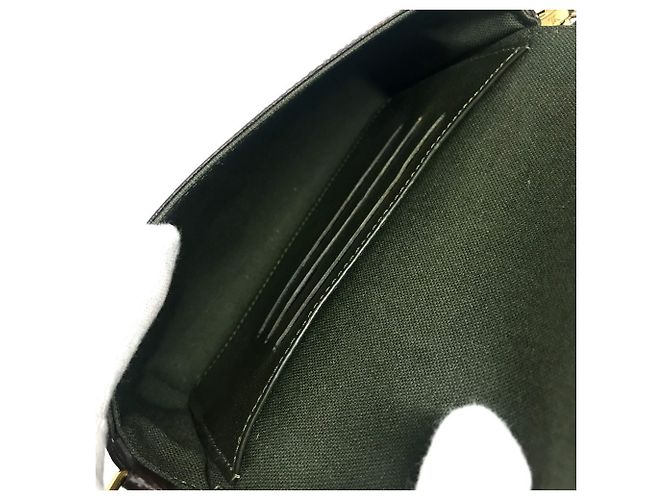 Multi Pochette Monedero Monogram Louis Vuitton Castaño Caqui Monograma - vista 8