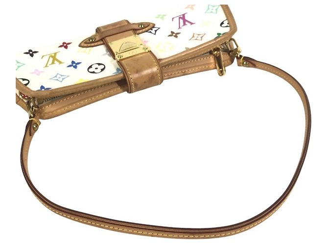 Borsa Shirley Monogram Multicolor Louis Vuitton Bianco Multicolore Monogramma - vista 11