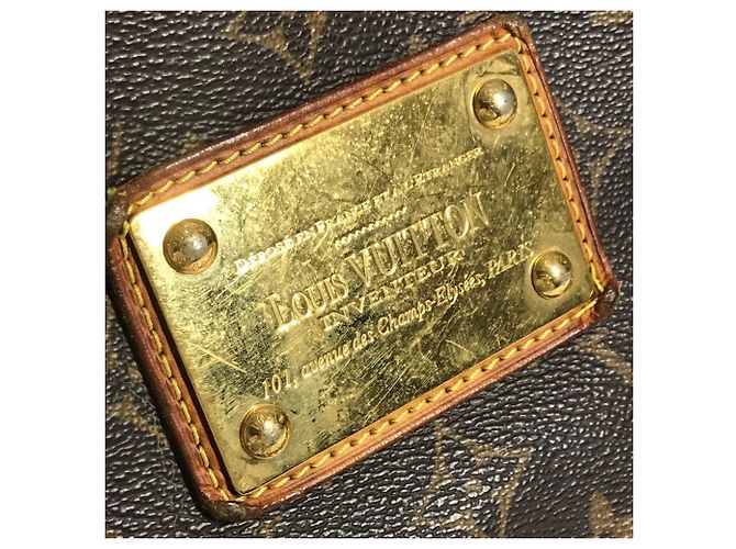 Borsa a Spalla Louis Vuitton Monogram Galliera PM Marrone Monogramma - vista 12