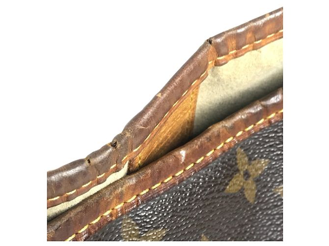 Borsa a Spalla Louis Vuitton Monogram Galliera PM Marrone Monogramma - vista 13