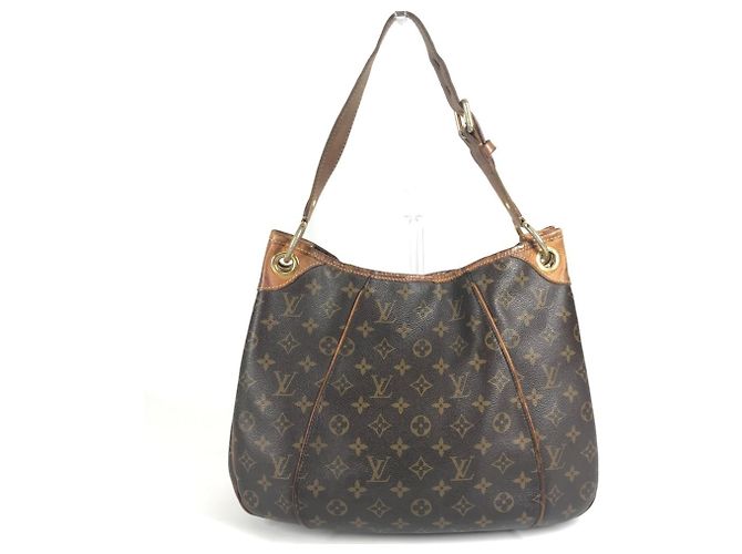 Borsa a Spalla Louis Vuitton Monogram Galliera PM Marrone Monogramma - vista 2