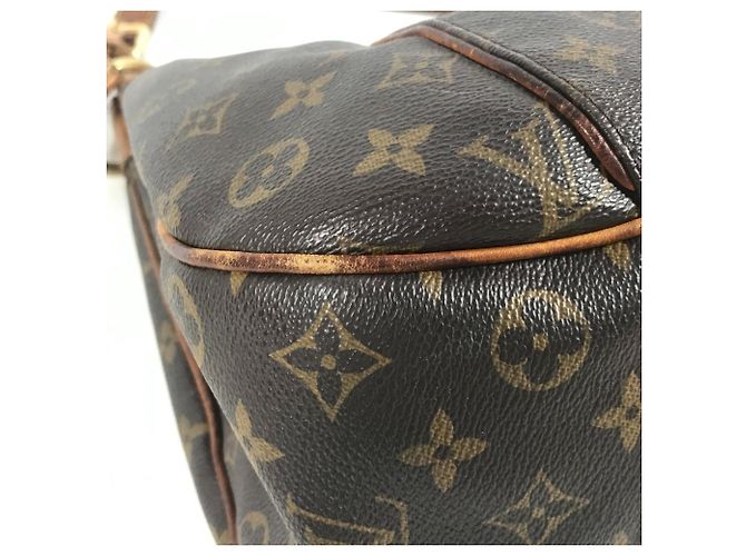 Borsa a Spalla Louis Vuitton Monogram Galliera PM Marrone Monogramma - vista 7