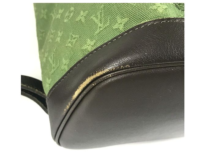 Zaino Louis Vuitton Monogram Mini Montsouris GM Cachi Monogramma - vista 11