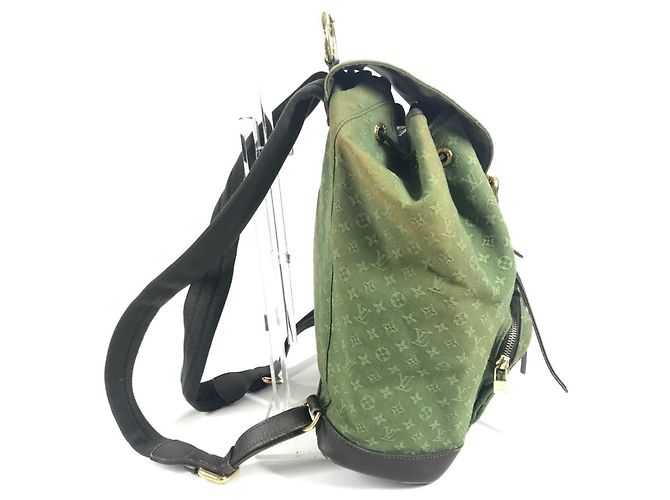 Zaino Louis Vuitton Monogram Mini Montsouris GM Cachi Monogramma - vista 5