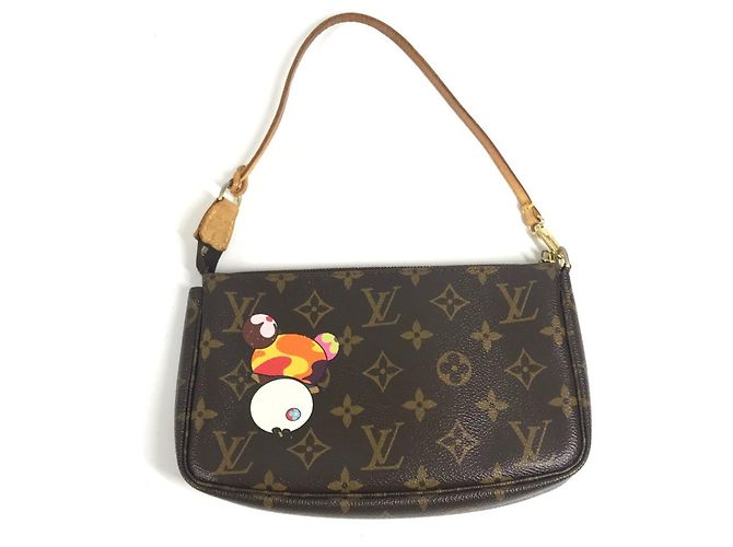 Louis Vuitton Monogram Panda Pochette Accessoires Brown - view 2