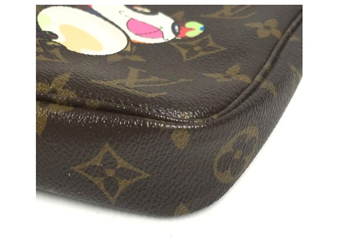 Louis Vuitton Monogram Panda Pochette Accessoires Brown - view 6