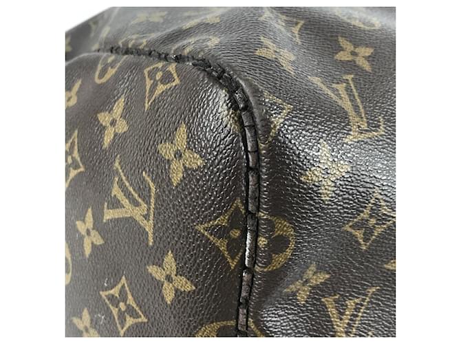 Borsa Louis Vuitton Monogram Keepall 55 Marrone Monogramma - vista 8