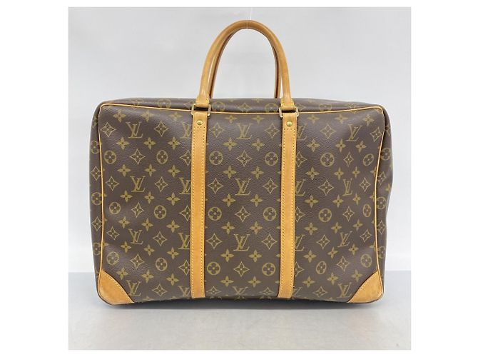 Borsa Louis Vuitton Boston Monogram Sirius 45 Marrone - vista 13