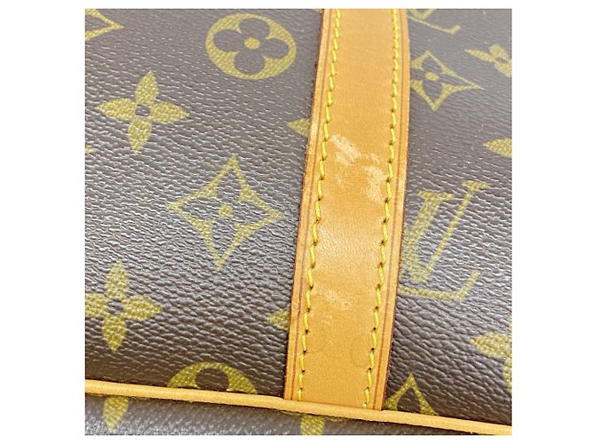 Borsa Louis Vuitton Boston Monogram Sirius 45 Marrone - vista 8